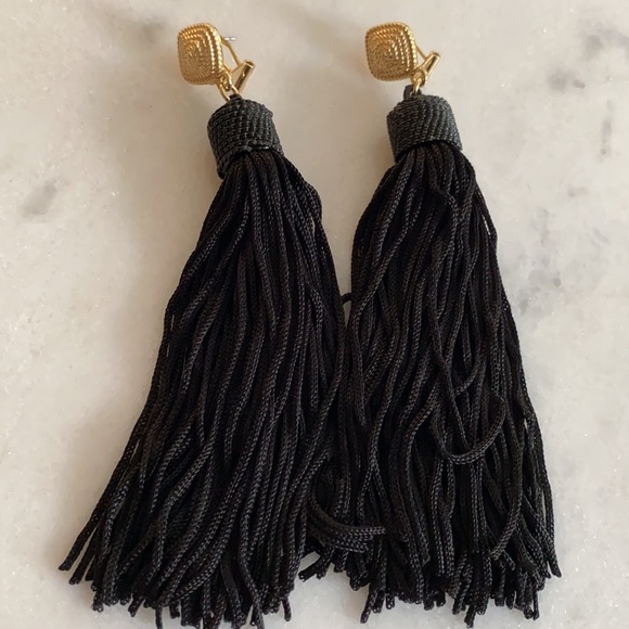 Black Fringe Tassel Earring Bundle - Picture 5 of 5